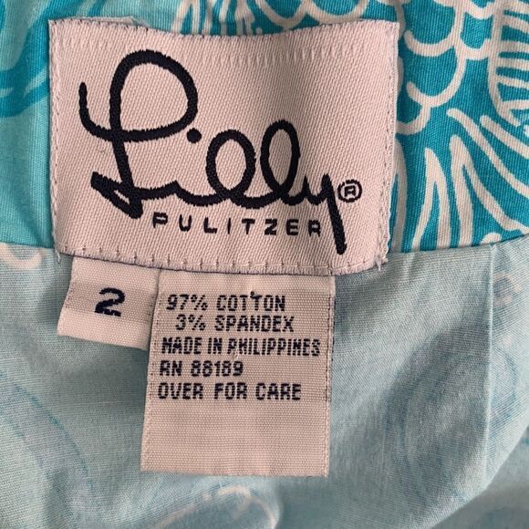 LILLY PULITZER VINTAGE KOI FISH SKORT - Picture 7 of 10